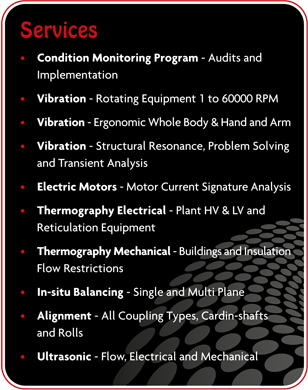 Condition Monitoring services