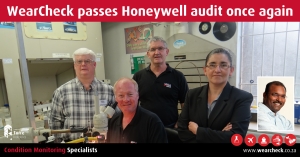 WearCheck passes Honeywell audit once again