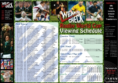 Rugby World Cup fixtures